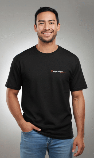 Polo Negro KEVIN BORJAS – Edición Fight Night